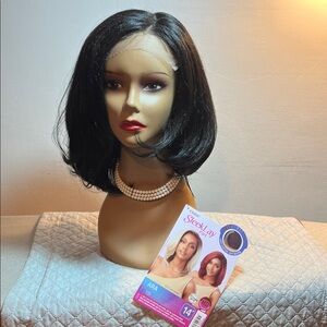 Sleek Lay Part Black Wig